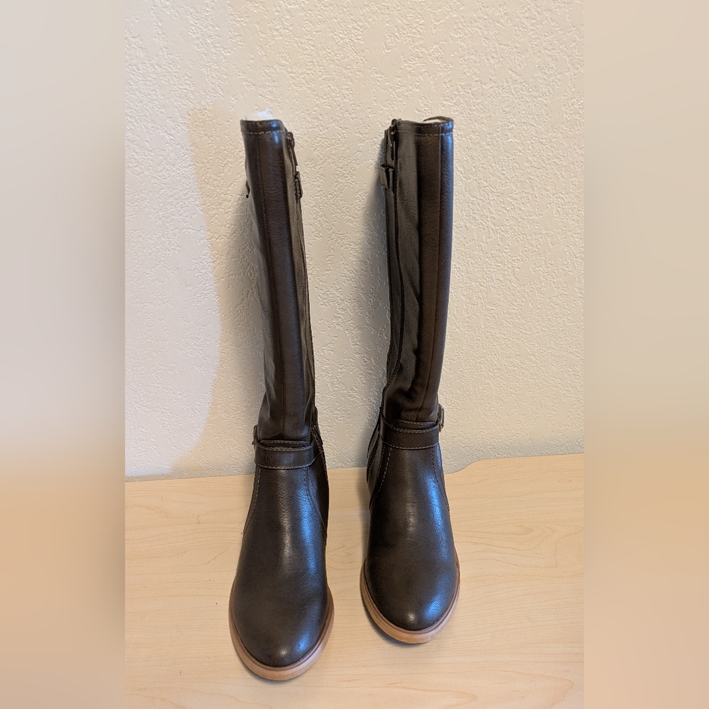 Bare Traps Tommy Brown Knee-High Women's Riding Style Boots - Picture 4 of 9